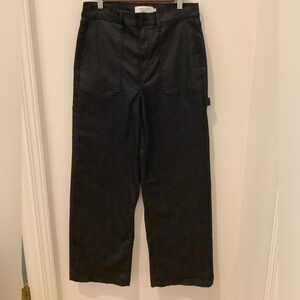 Hidden Logan dad jean black poly blend
